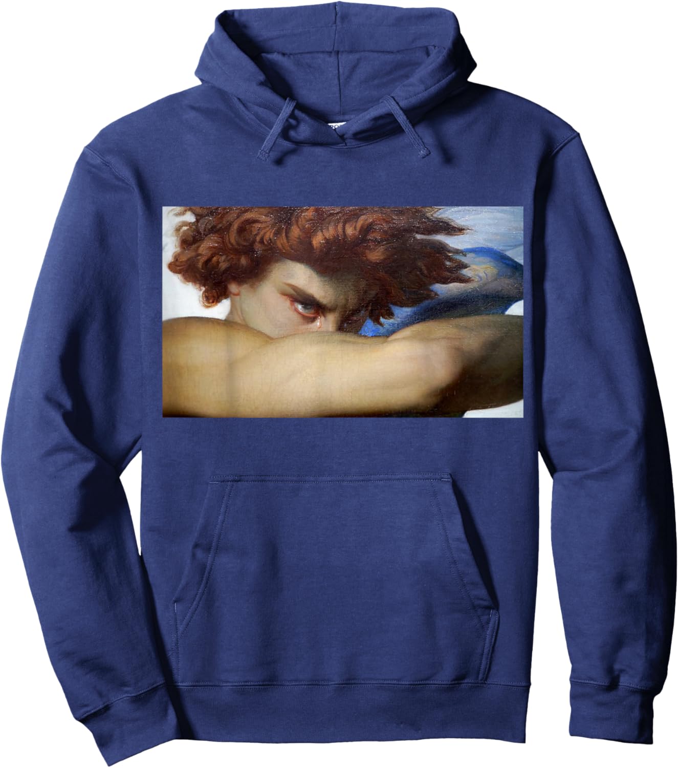 Fallen Angel Alexandre Cabanel Renaissance Aesthetic Hoodie - Hoodie | Navy