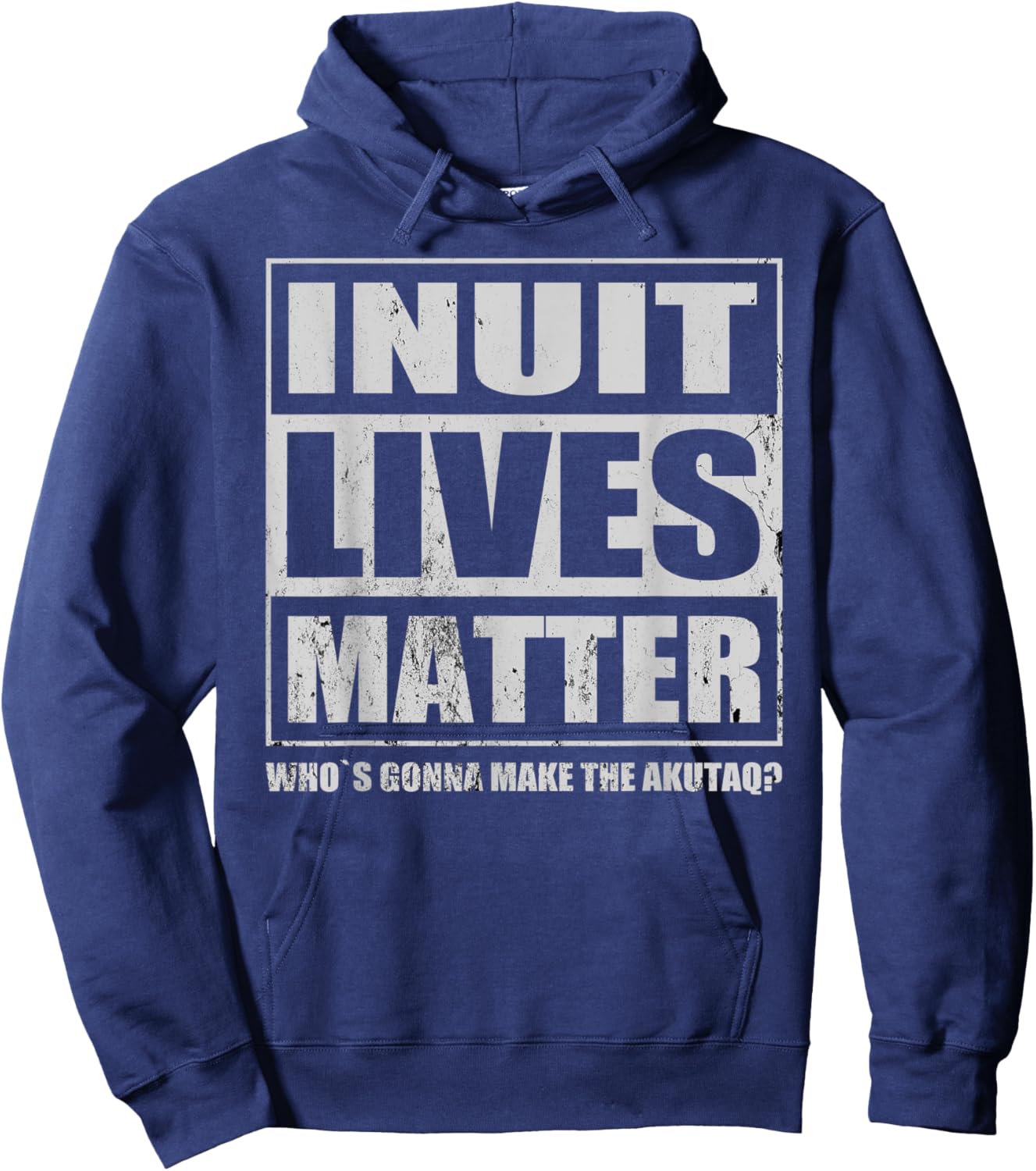 Inuit Akutaq Ice Cream Inuuk Food Specialty Cuisine Women Hoodie - Hoodie | Navy