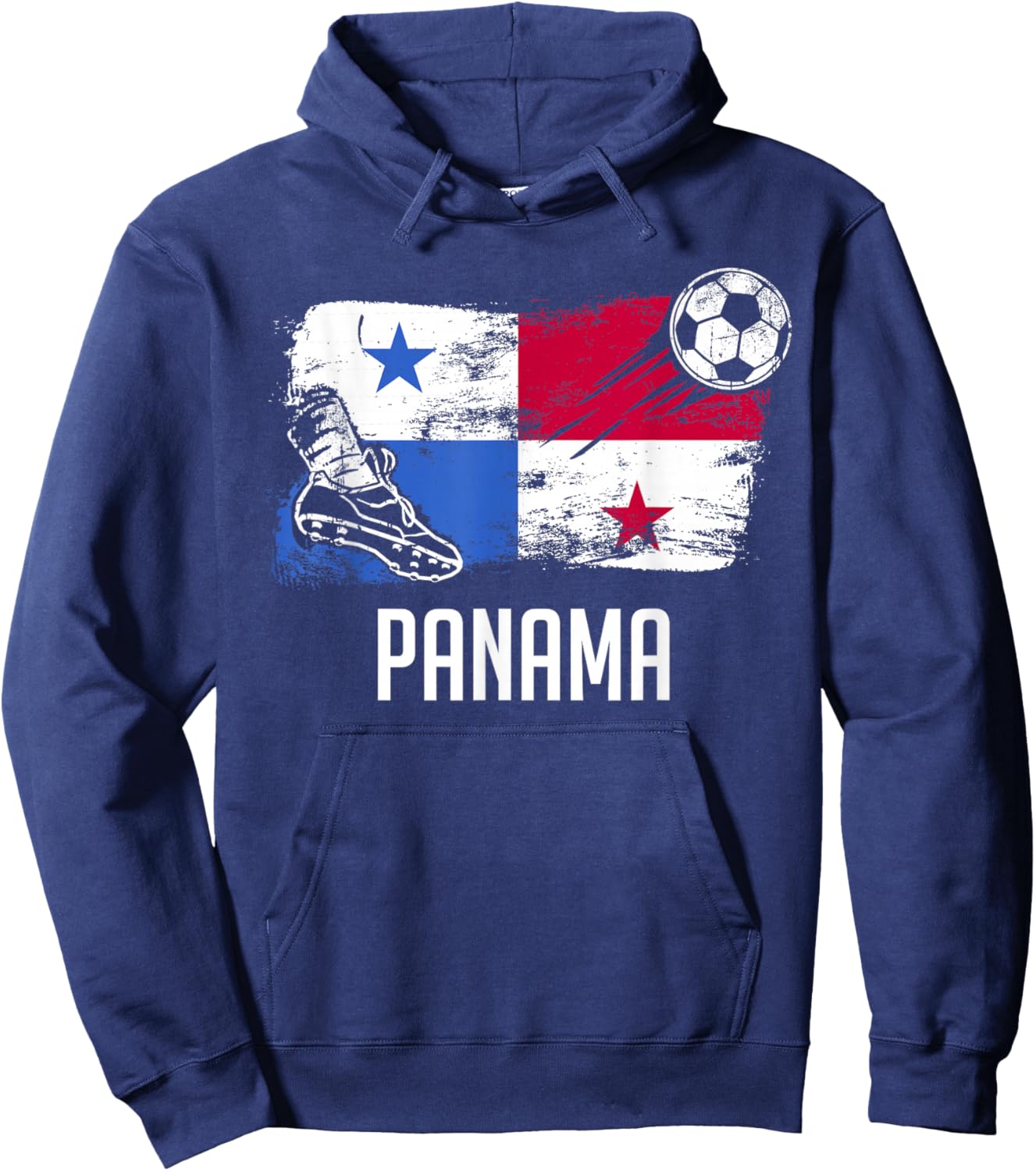 Panama Flag Jersey Panamanian Soccer Team Panamanian Hoodie - Hoodie | Navy