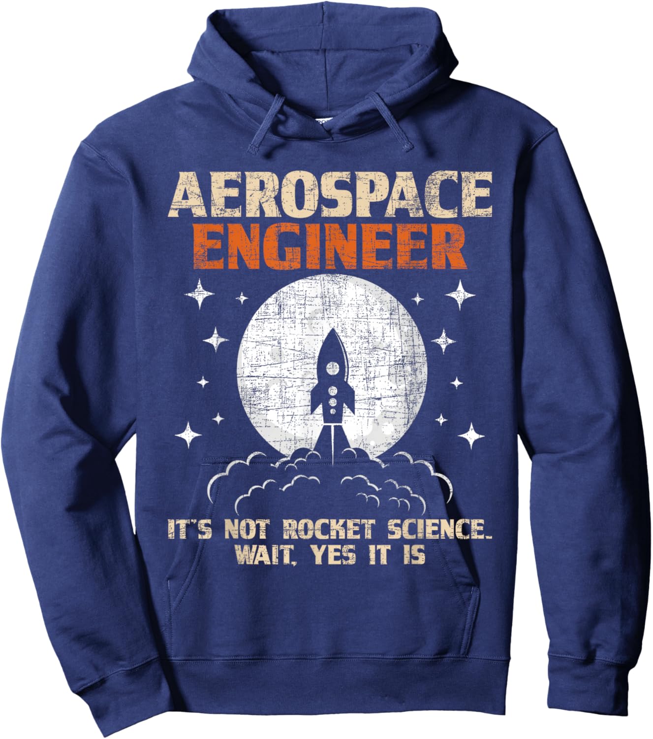 Aerospace Engineer - Aeronautical Engineering Aviation Lover Small Hoodie - Hoodie | Navy