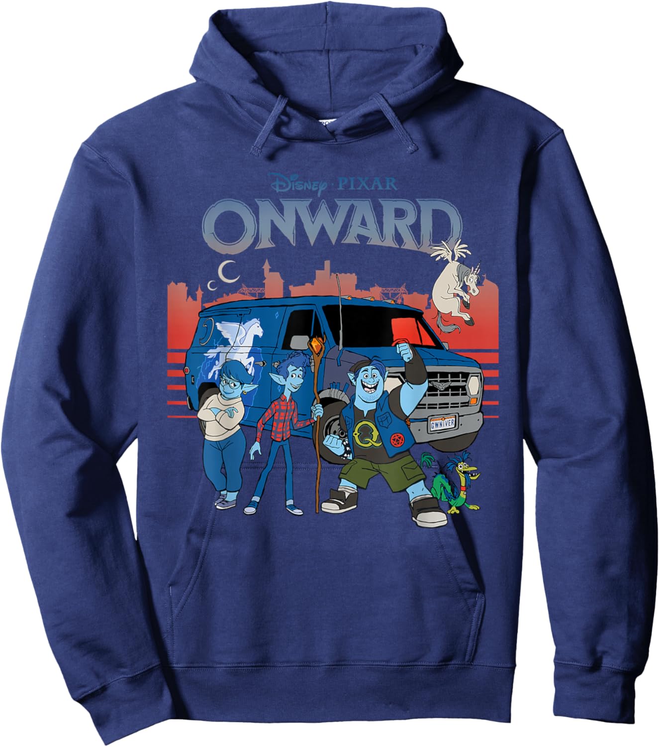 Disney Pixar Onward Adventure Crew Hoodie - Hoodie | Navy