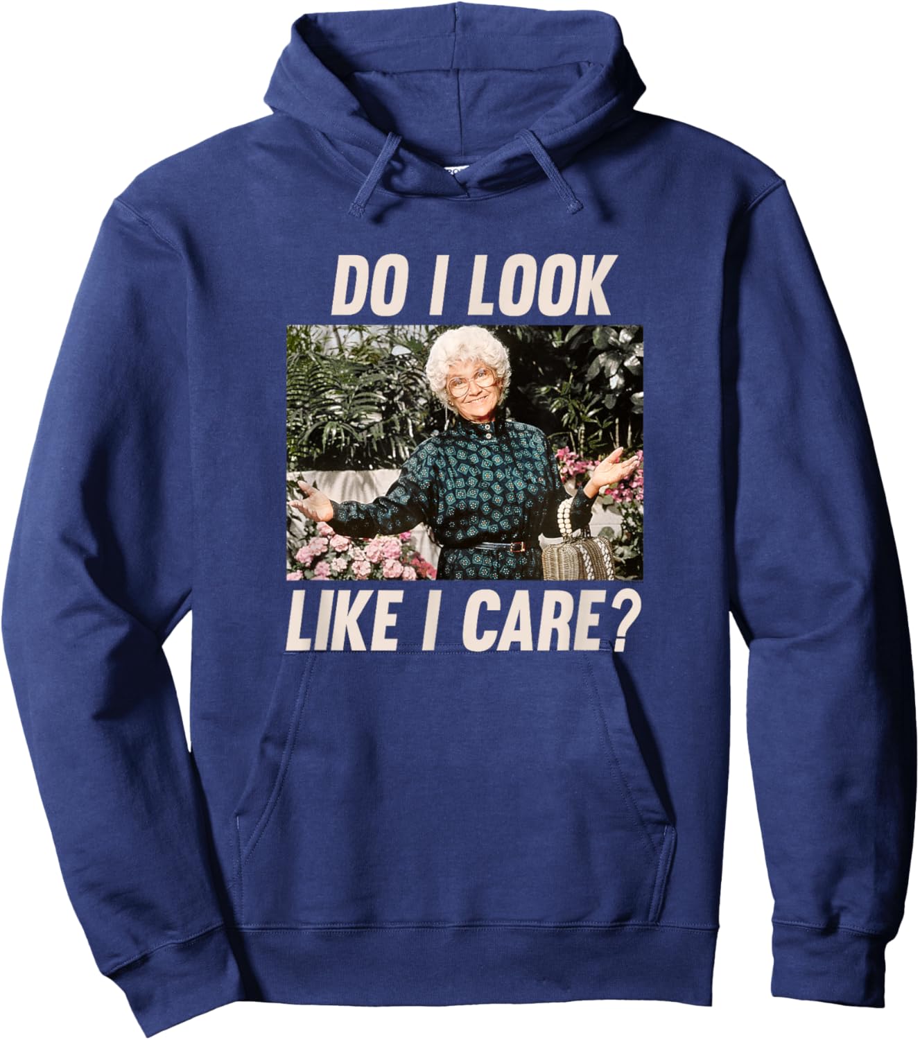 The Golden Girls - Sophia Do I Look Like I Care? Hoodie - Hoodie | Navy