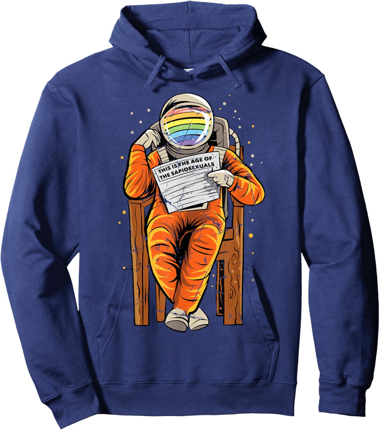 Millennials - This Is The Age Of The Sapiosexuals - Rainbows Hoodie - Hoodie | Navy