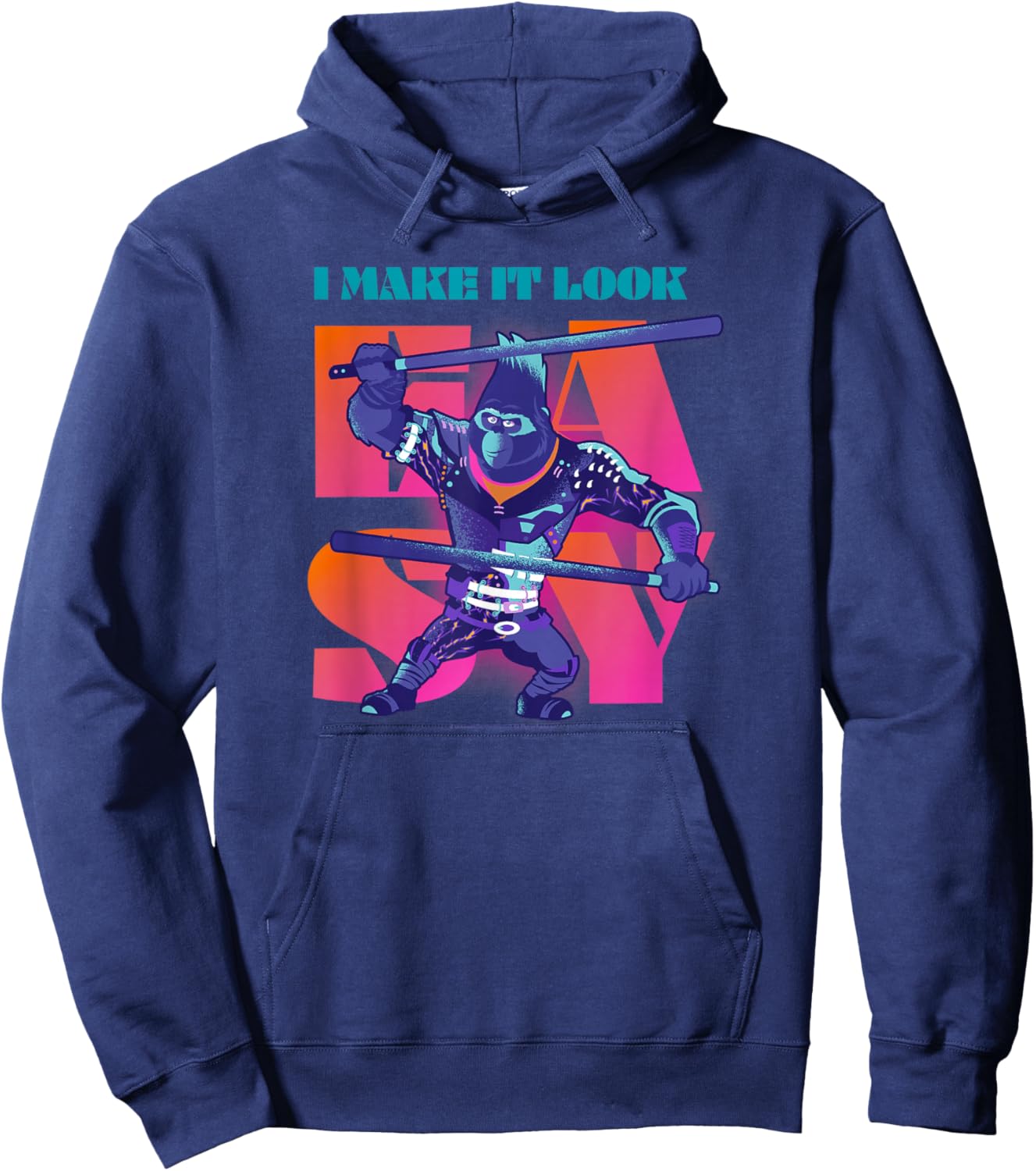 Sing 2 Johnny I Make It Look Easy Hoodie - Hoodie | Navy