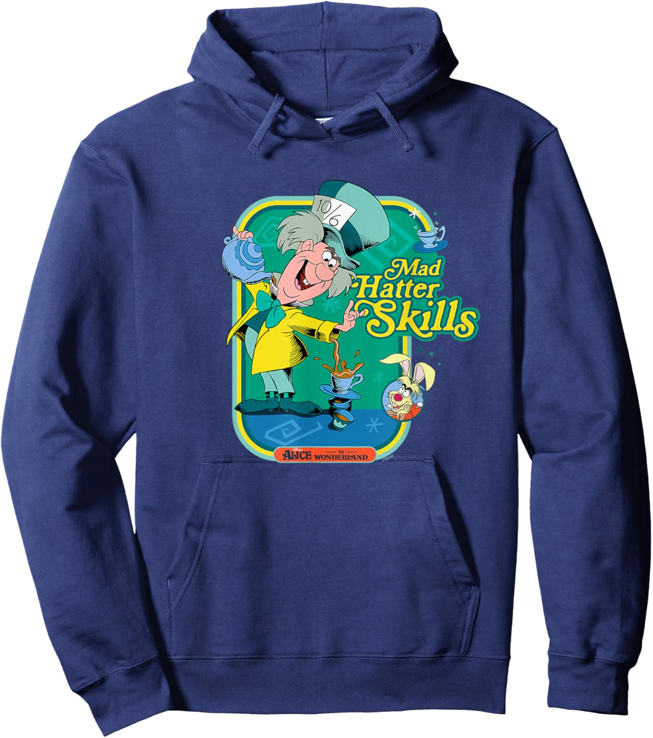 Alice in Wonderland - Mad Hatter Skills Hoodie - Hoodie | Navy