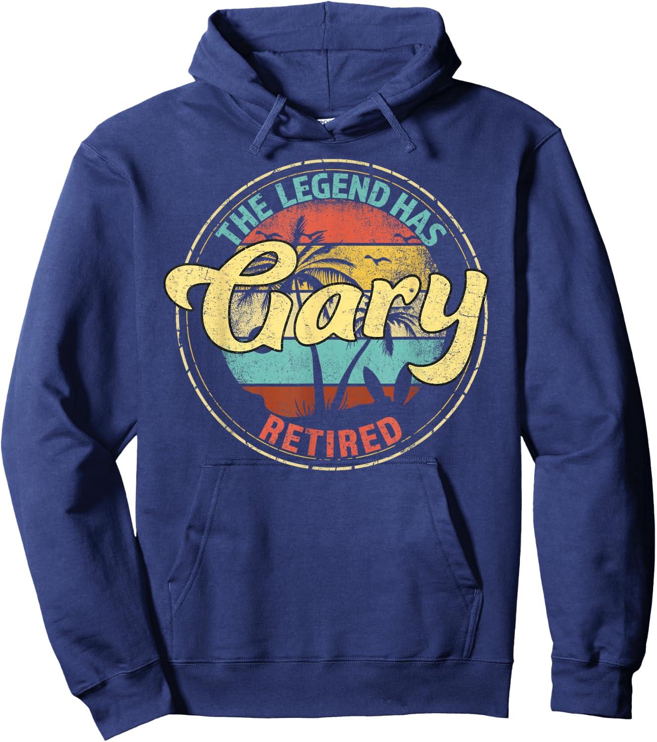 Gary Legend Has Retired Personalized Retirement Hoodie - Hoodie | Navy