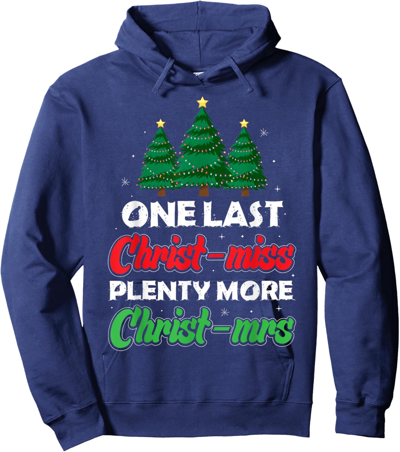 Xmas Future Bride Wife New Fiance Funny Engagement Christmas Hoodie - Hoodie | Navy