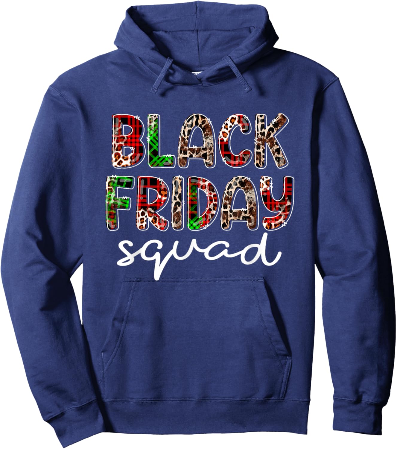 Friday Shopping Crew Christmas Black Shopping Family Group Hoodie - Hoodie | Navy