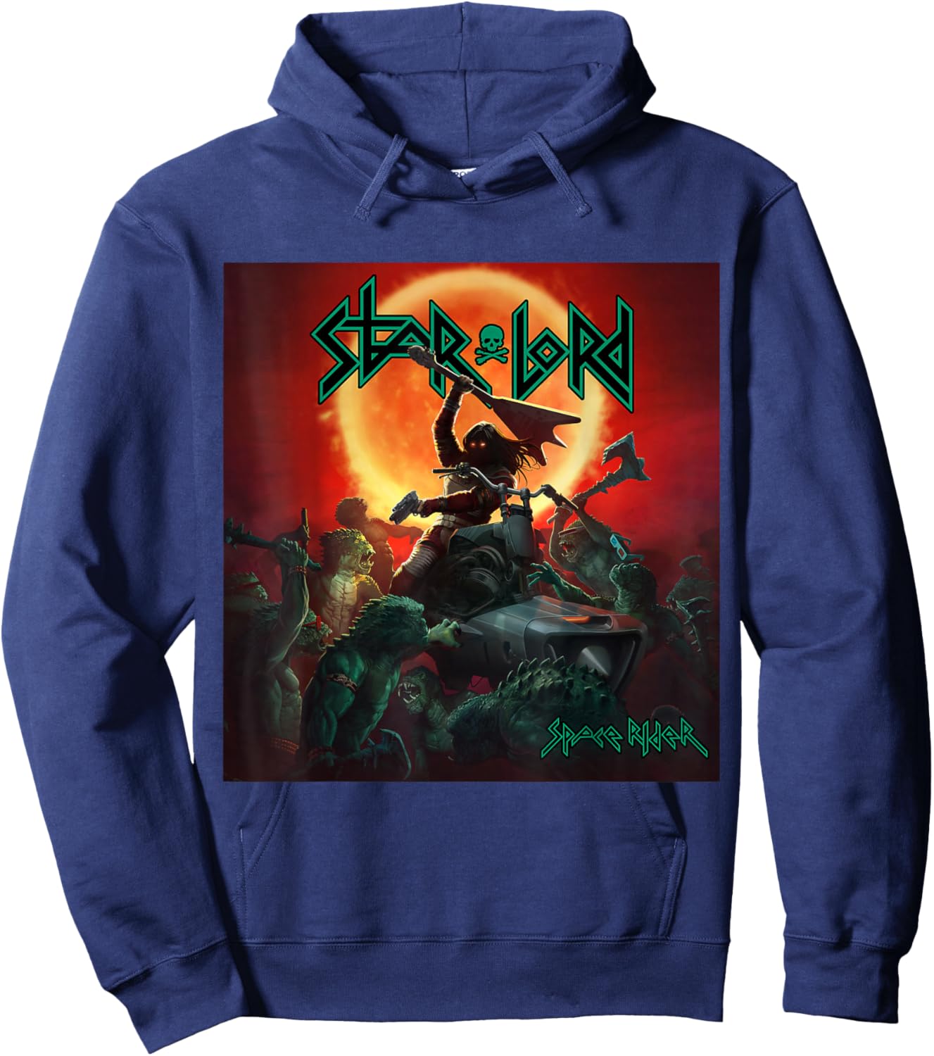 Marvel’s Guardians of The Galaxy Game Star-Lord Band Hoodie - Hoodie | Navy
