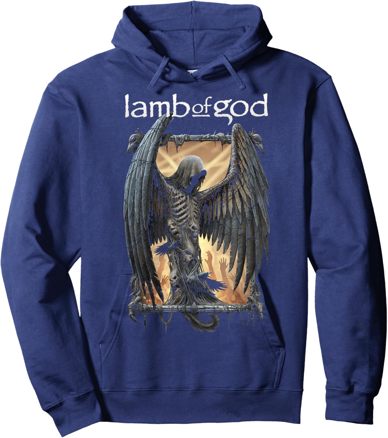 Lamb of God – Winged Death Hoodie - Hoodie | Navy