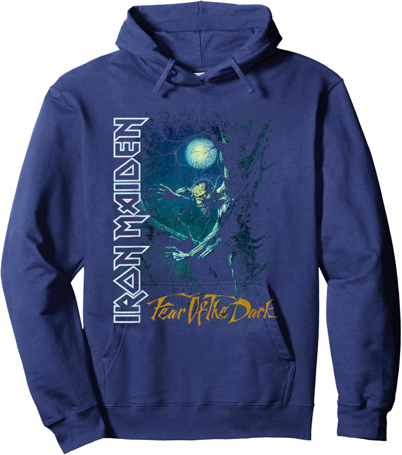 Iron Maiden - Fear of the Dark Hoodie - Hoodie | Navy