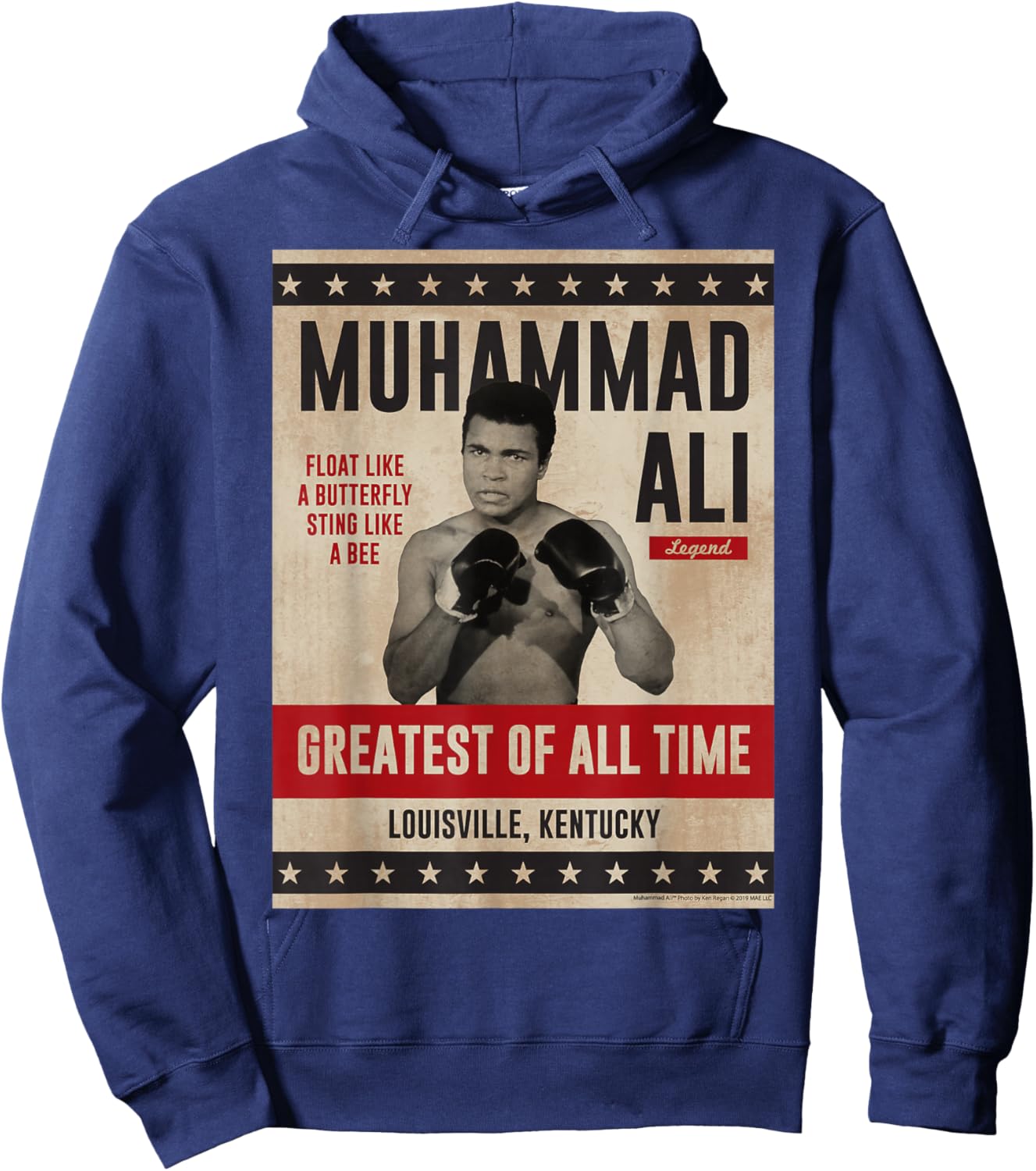 Muhammad Ali - Ali Poster Hoodie - Hoodie | Navy