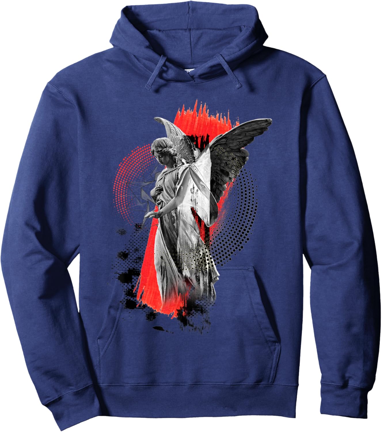 Trash Polka Art "Guardian" Hoodie - Hoodie | Navy