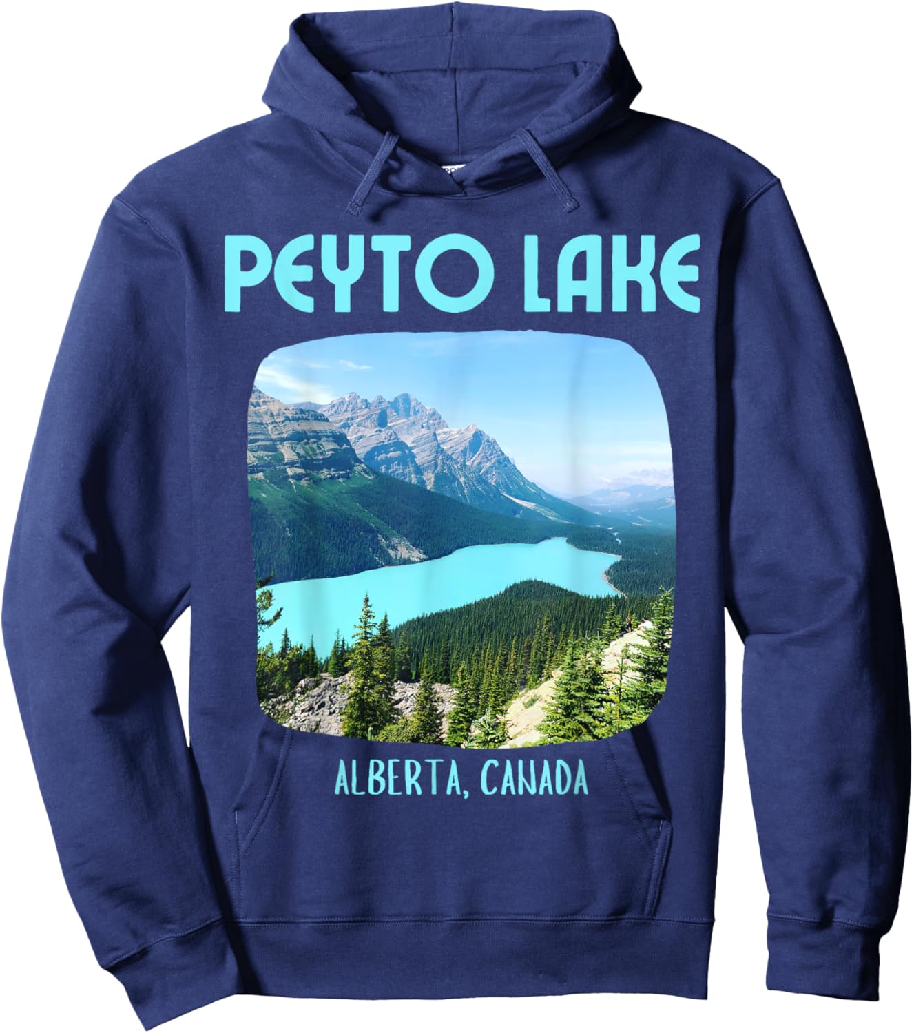 Peyto Lake Banff National Park Hoodie - Hoodie | Navy