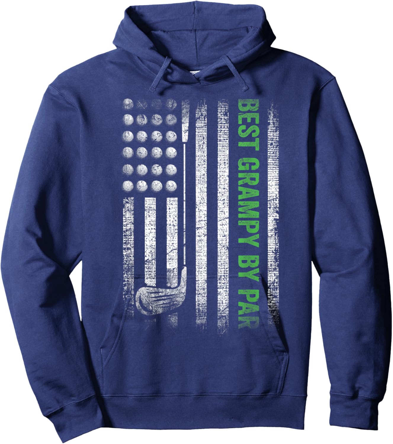 Funny Best Grampy By Par Father's Day Golf Hoodie - Hoodie | Navy