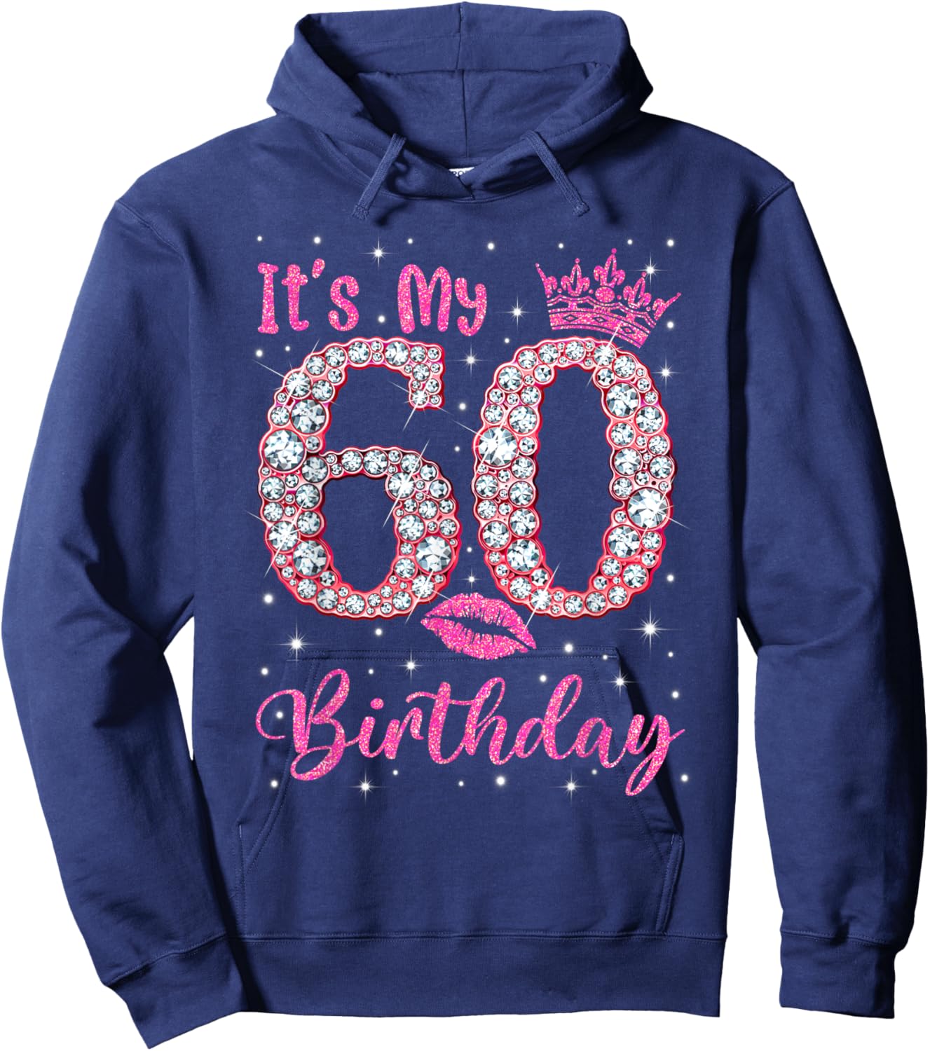 60 It's My Birthday 1962 60Th Birthday Gift Hoodie - Hoodie | Navy