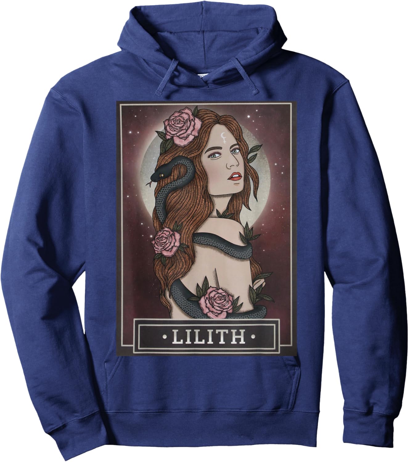 Lilith | Goddess | Tarot Card | Book of Shadows Hoodie - Hoodie | Navy