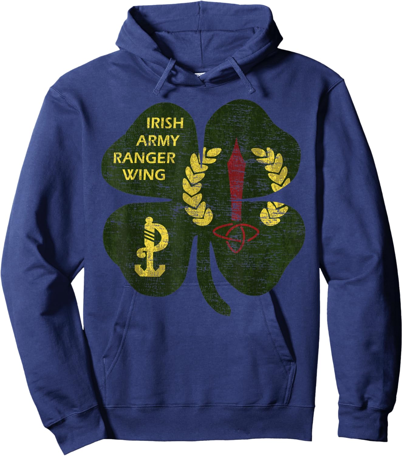 Fianoglach Irish Special Force Army Ranger Fiannoglaigh Hoodie - Hoodie | Navy