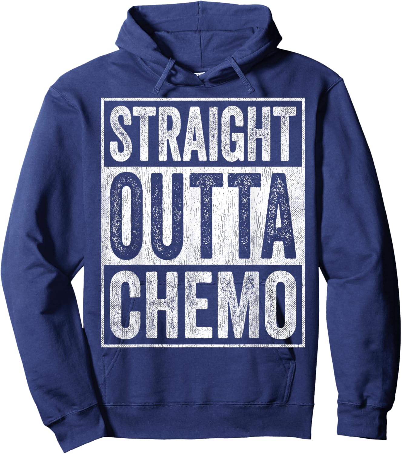 Straight Outta Chemo Hoodie - Hoodie | Navy