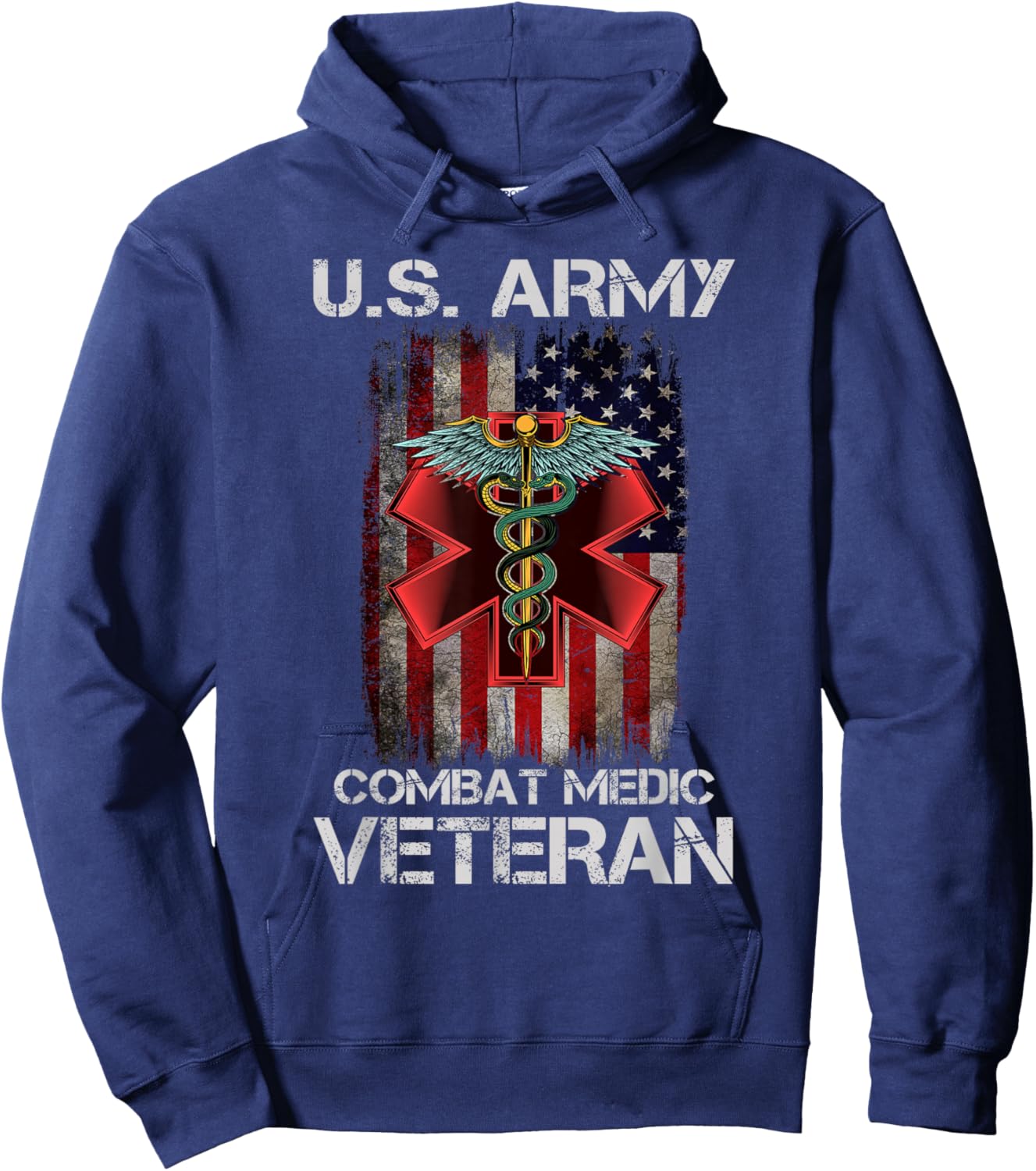 U.S. Army Combat Medic Veteran Hoodie - Hoodie | Navy