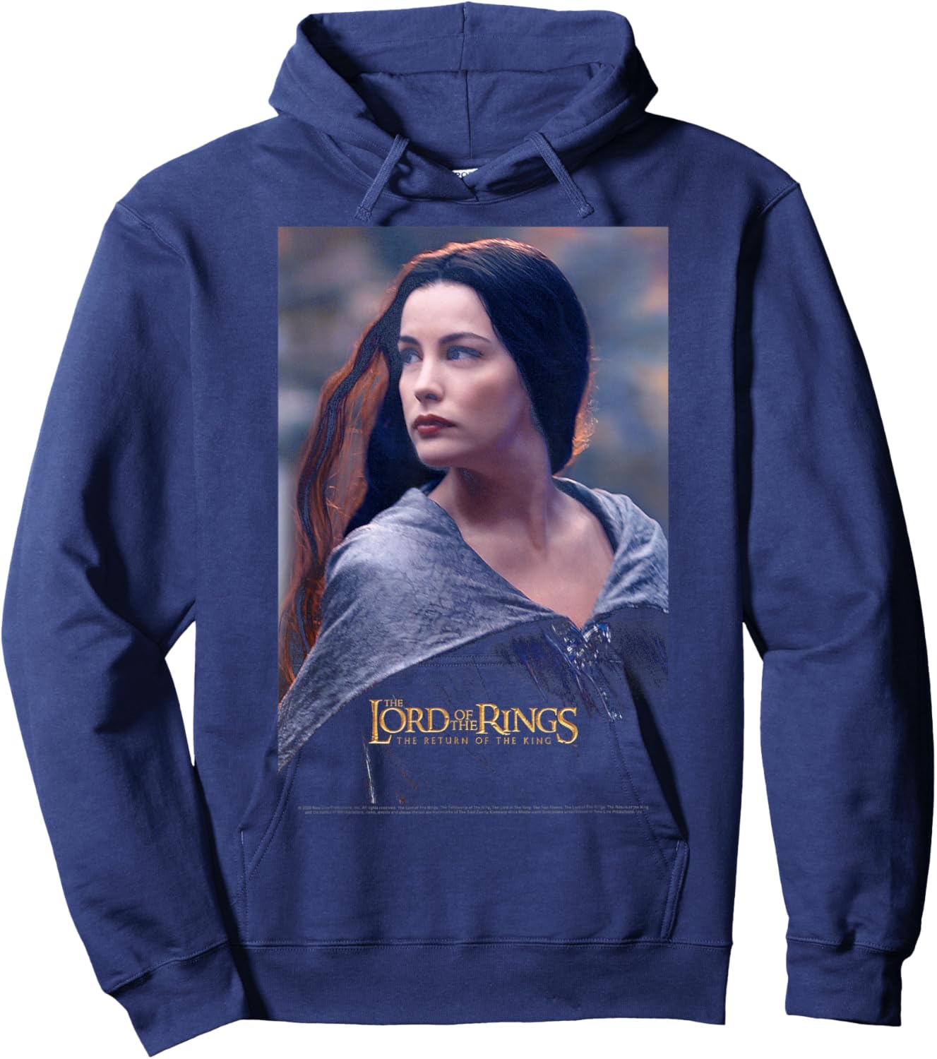 Lord Of The Rings The Return Of The King Arwen Poster Hoodie - Hoodie | Navy