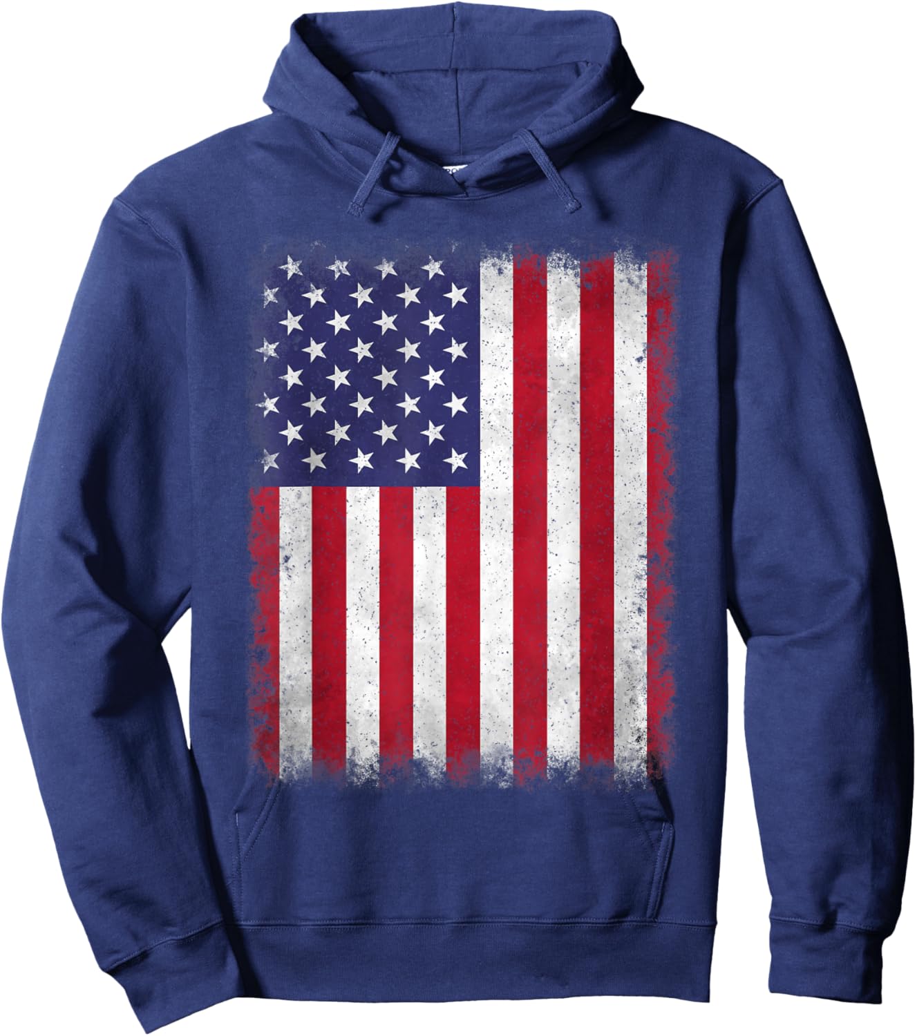 4th Of July Patriotic US American Flag USA Men Women Kids Hoodie - Hoodie | Navy