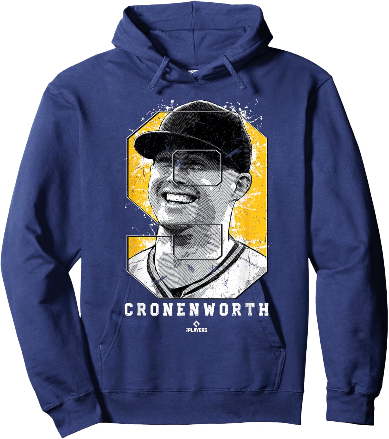 Jake Cronenworth Silhouette San Diego MLBPA Hoodie - Hoodie | Navy