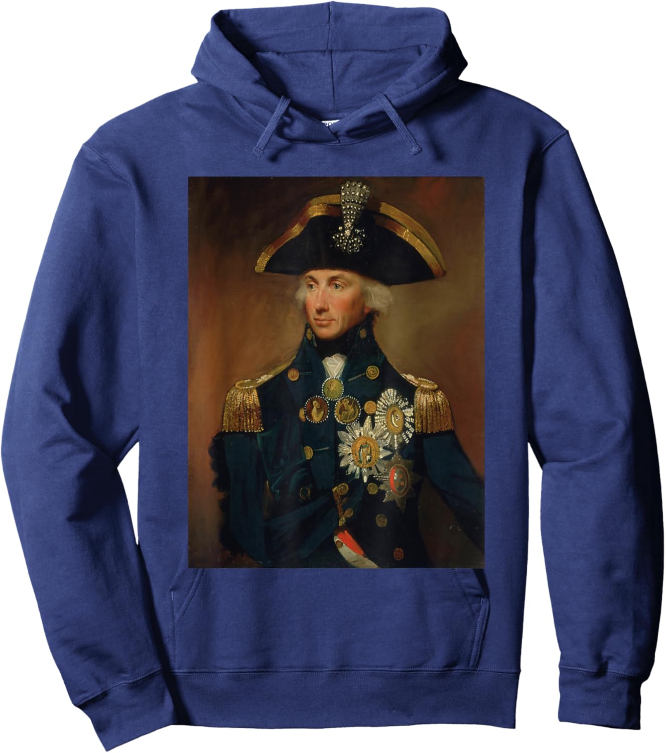 Lemuel-Francis Abbot's Rear-Admiral Sir Horatio Nelson Hoodie - Hoodie | Navy