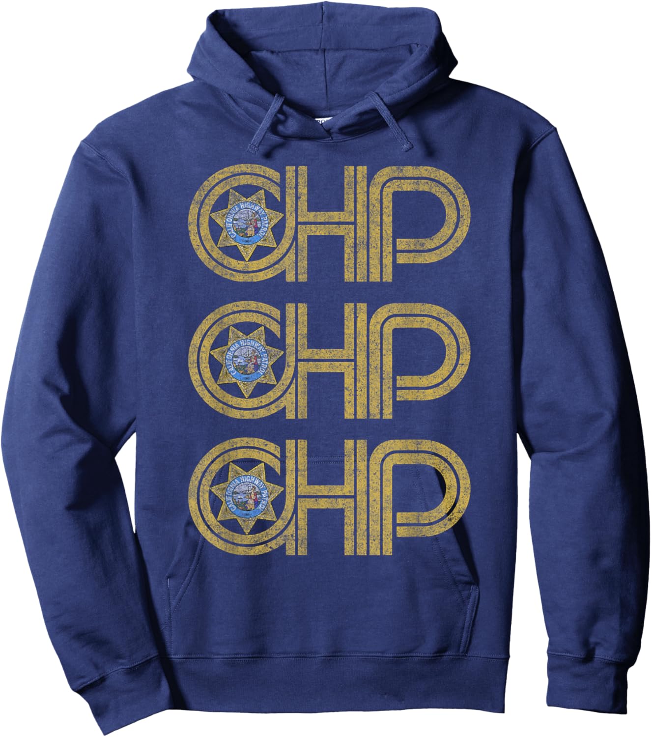 CHP California Highway Patrol - CA Police, Law Enforcement Hoodie - Hoodie | Navy