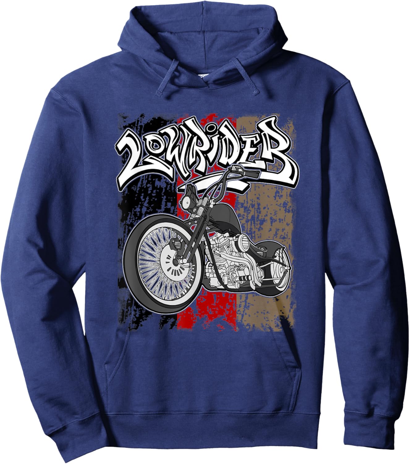 German Flag. Latino Vicla, Cholo Motorcycles, Lowrider Hoodie - Hoodie | Navy