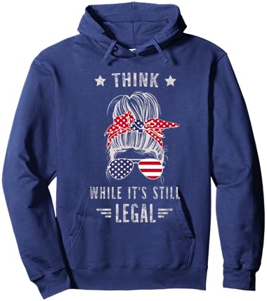 Think While It's Still Legal Hoodie - Hoodie | Navy