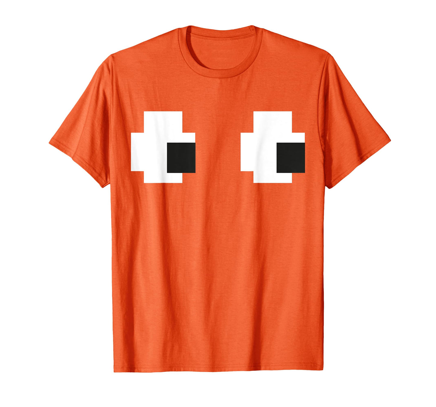 Retro Arcade Game Ghost Eyes Halloween Group Costume T-Shirt