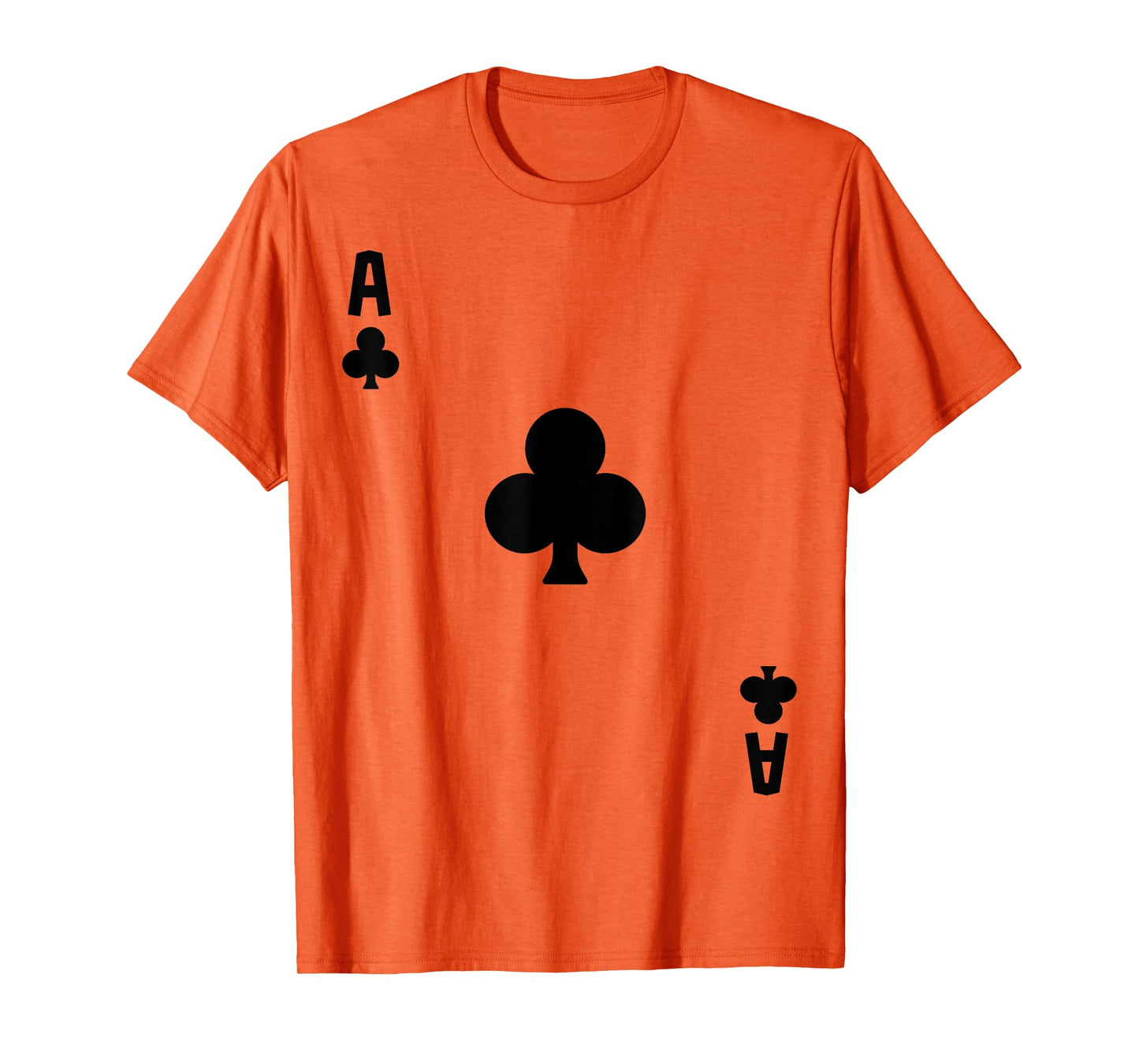 Ace of Clubs Cards Deck Halloween Costume T-Shirt