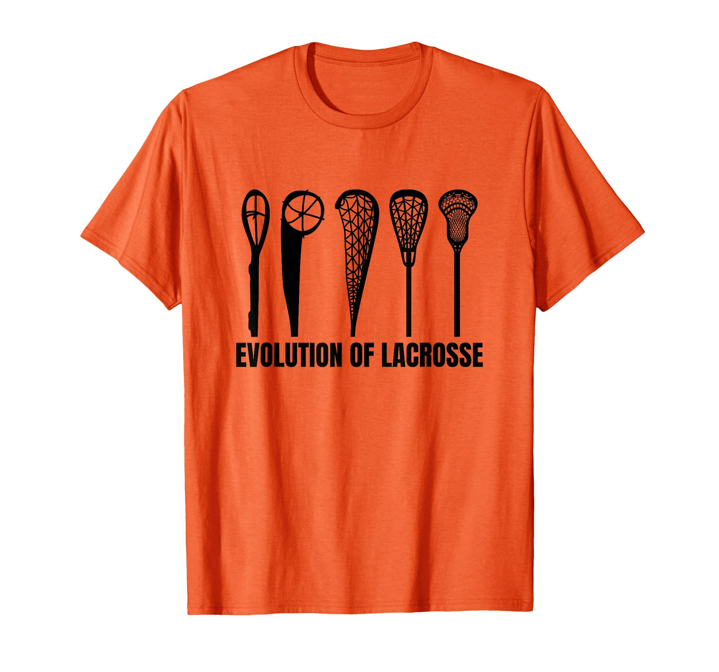 Evolution Of Lacrosse Sticks Lacrosse Lover Intercrosse T-Shirt