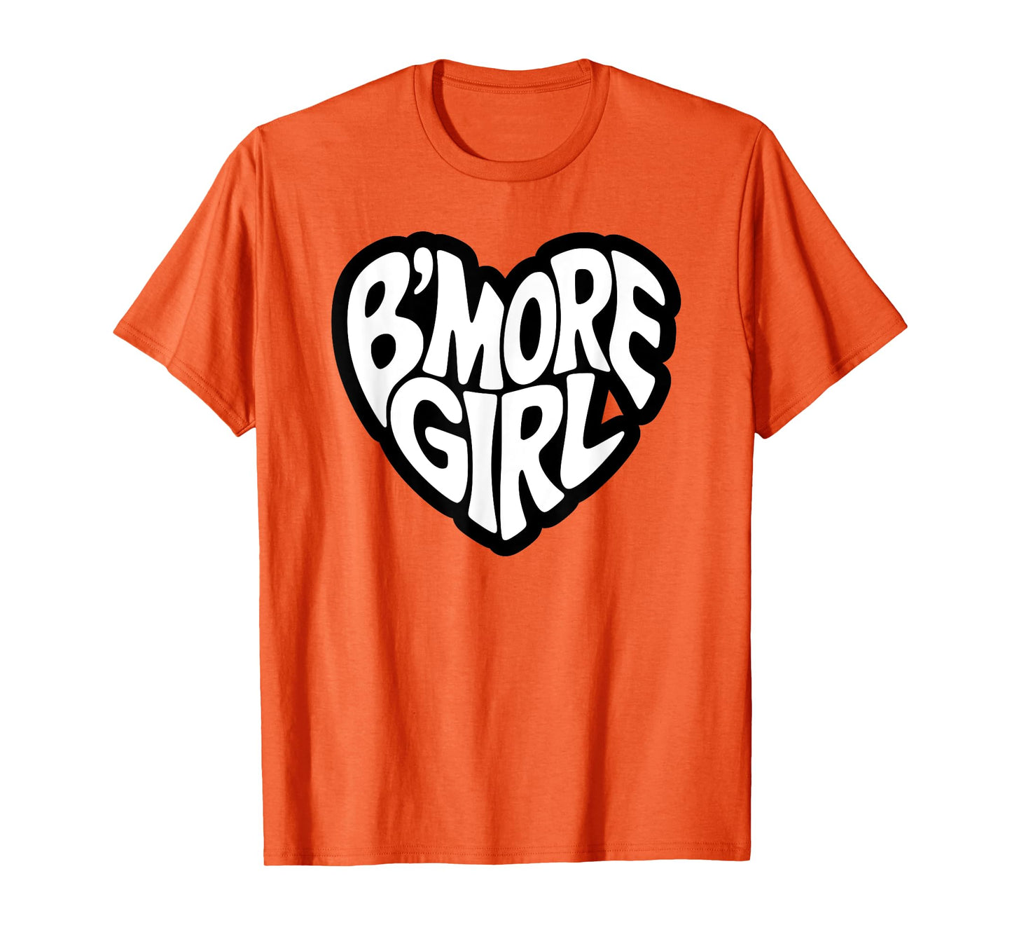 Retro Baltimore Girls Home Pride Iconic B'More Girl T-Shirt