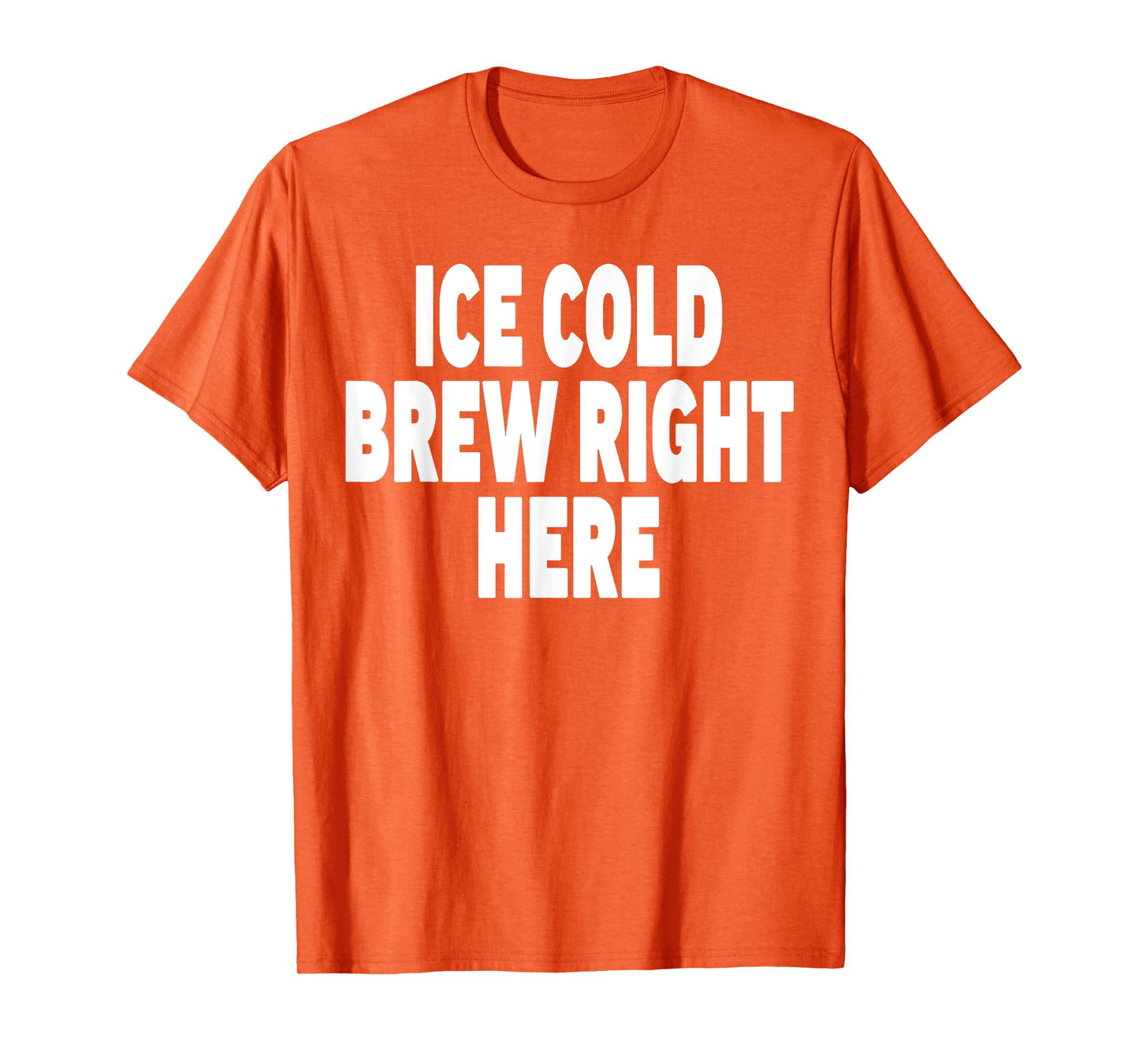 Beer Vendor Costume T Shirt - Ice Cold Brew Right Here