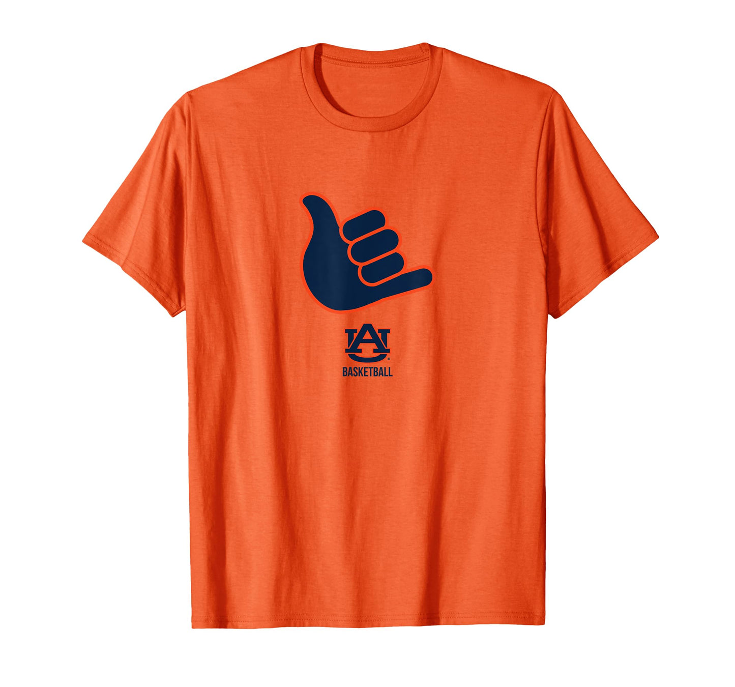Auburn Basketball - Hand Sign (White) - Auburn Tigers T-Shirt