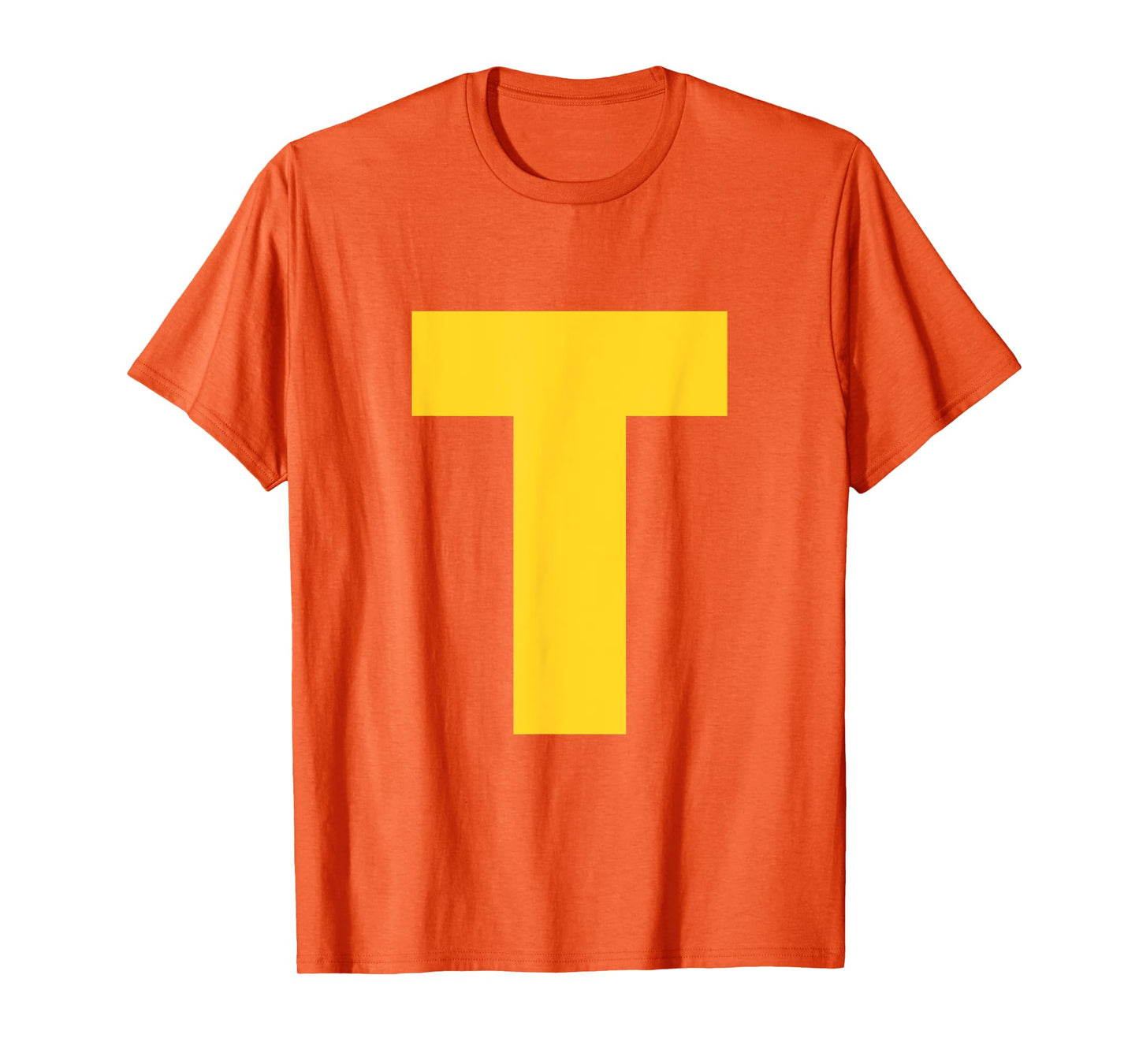 Letter T Funny Group Costume Pretend Halloween Costume T-Shirt
