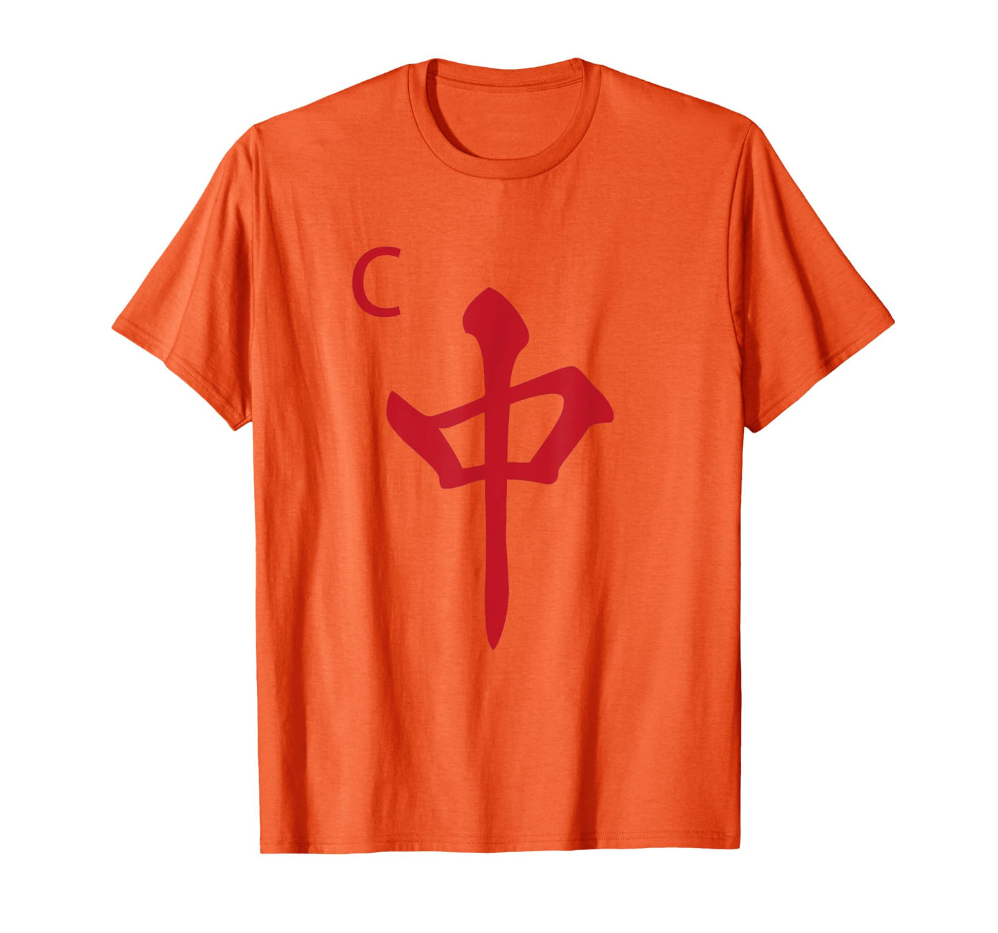 Chinese Mah Jong Red Dragon Tile Mahjong Costume T-Shirt