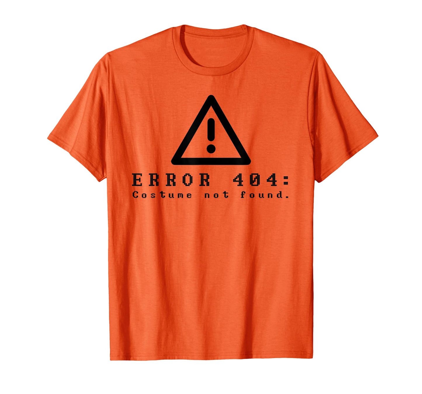Error 404 Costume Not Found Funny Halloween Computer T-Shirt