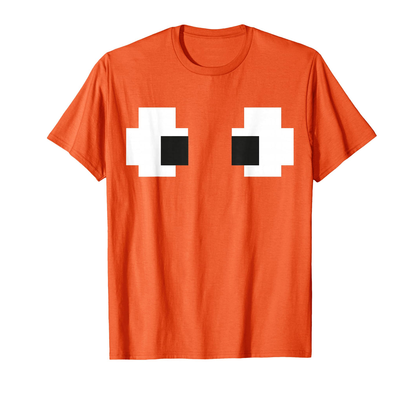 Retro Arcade Game Ghost Eyes Halloween Group Costume T-Shirt