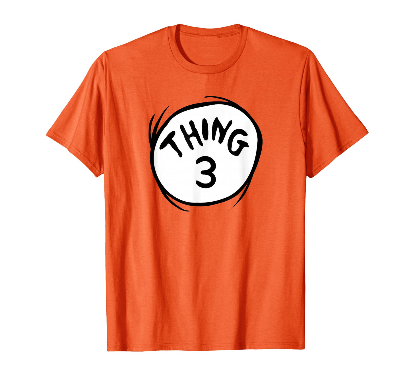 Dr. Seuss Thing 3 Emblem Halloween Costume Special Edition T-Shirt
