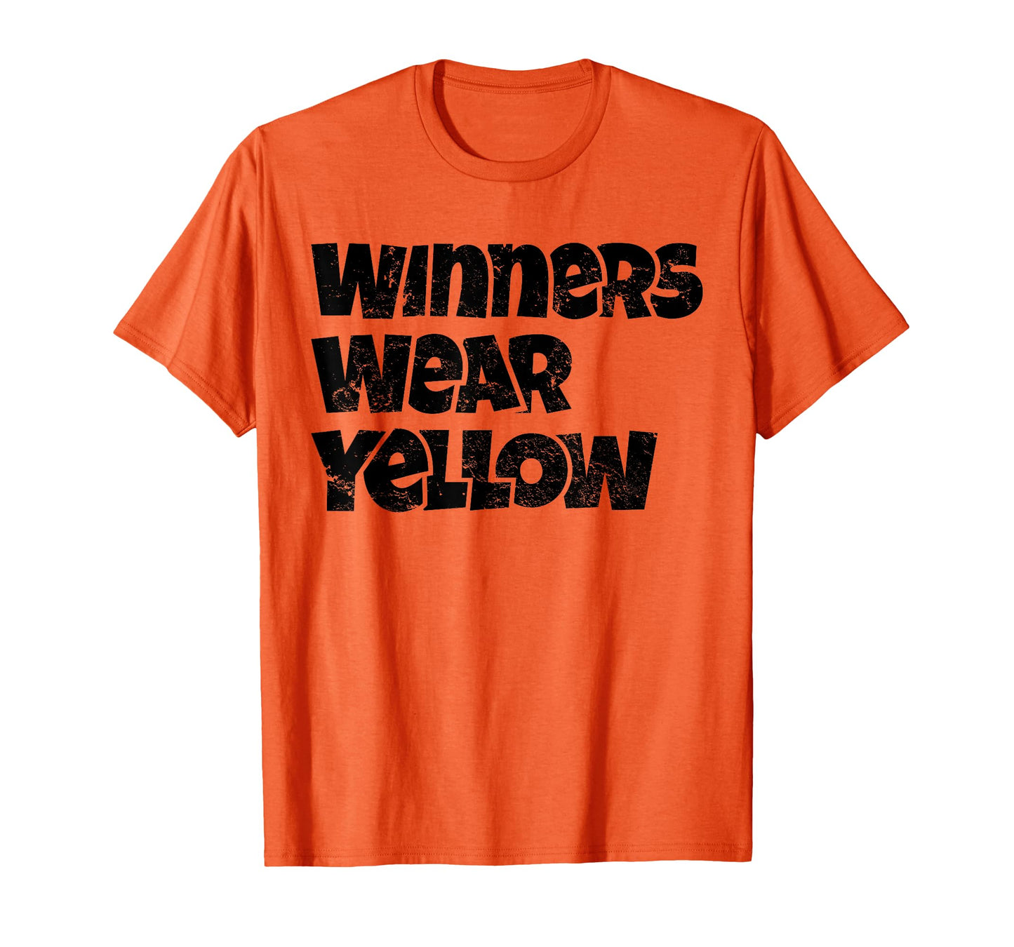 Winners Wear Yellow Spirit Wear Team Game Color War Funny T-Shirt
