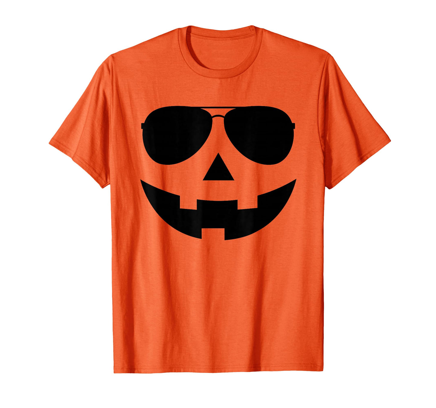 Jack O Lantern Face Boys Men Pumpkin Halloween Costume Funny T-Shirt