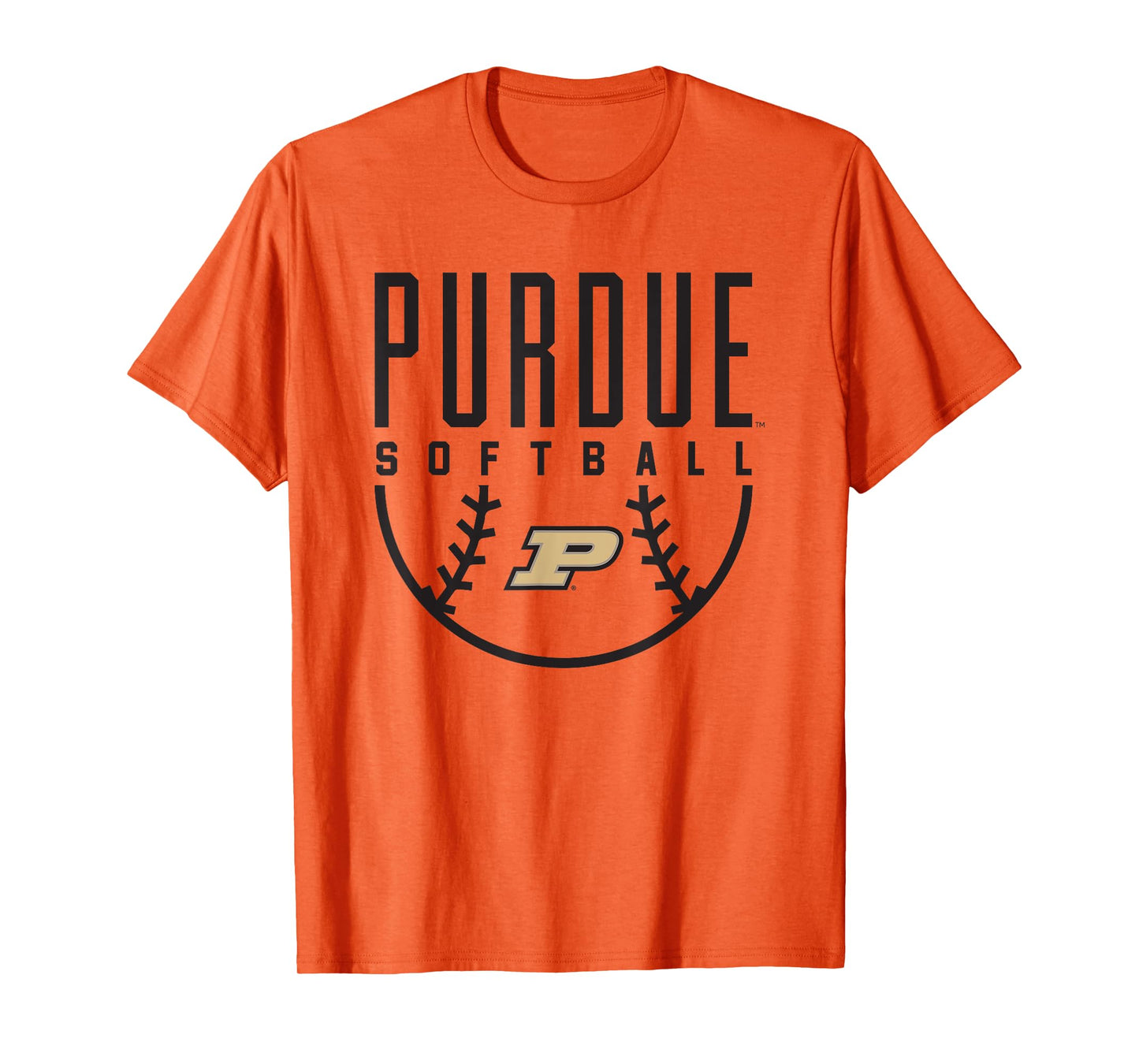 Purdue University Boilermakers Softball Arch T-Shirt