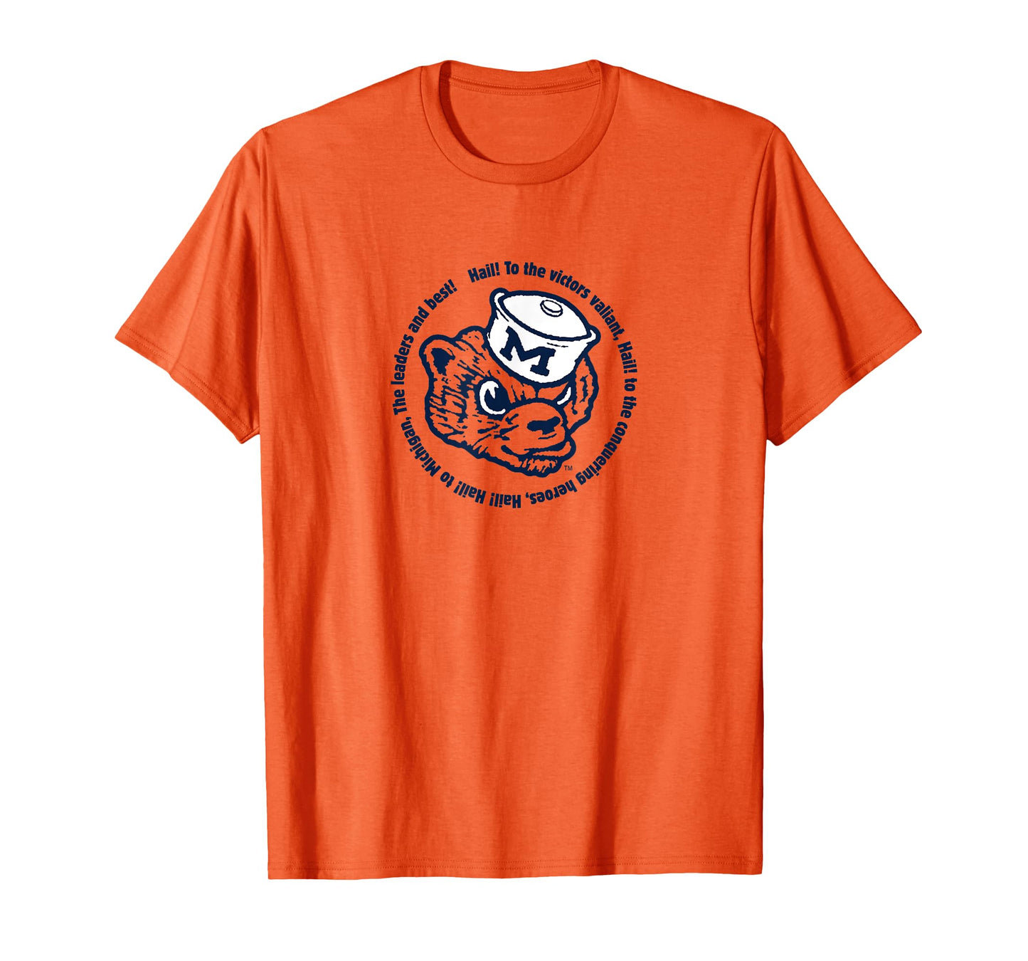 Michigan: Hail To The Victors Lyrics T-Shirt
