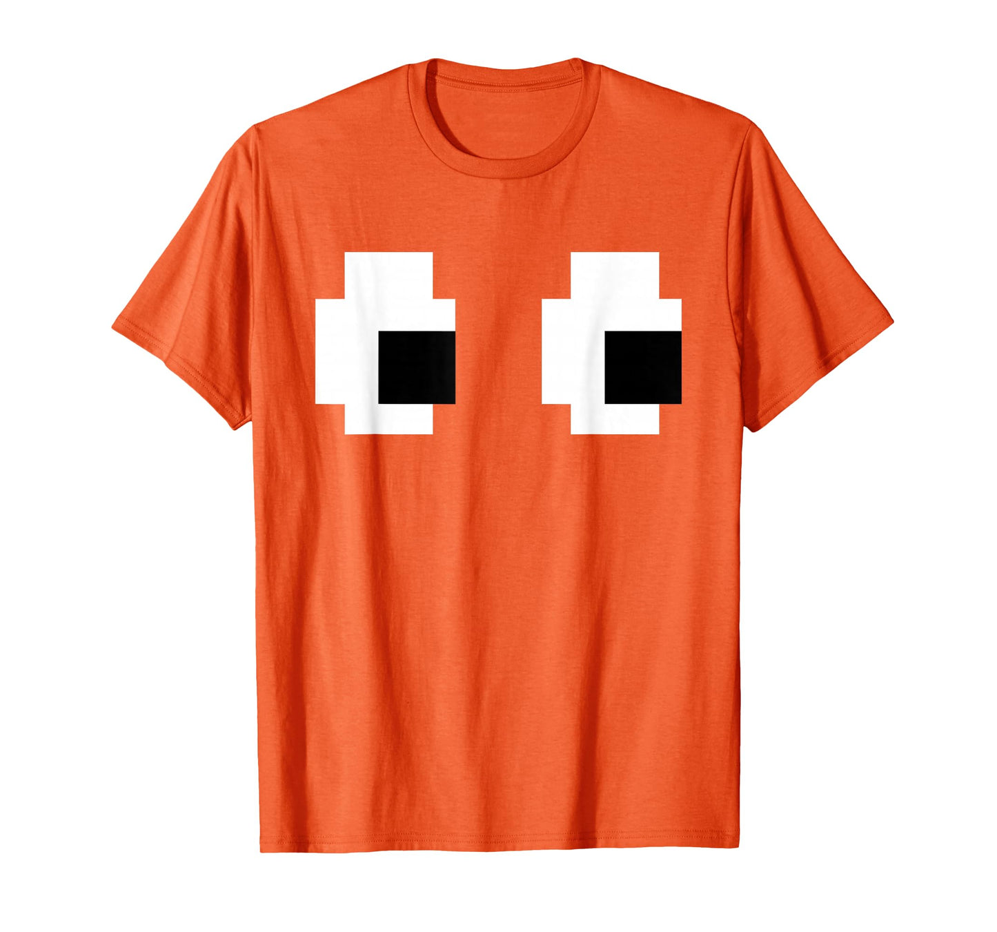 Retro Arcade Game Ghost Eyes Halloween Group Costume T-Shirt