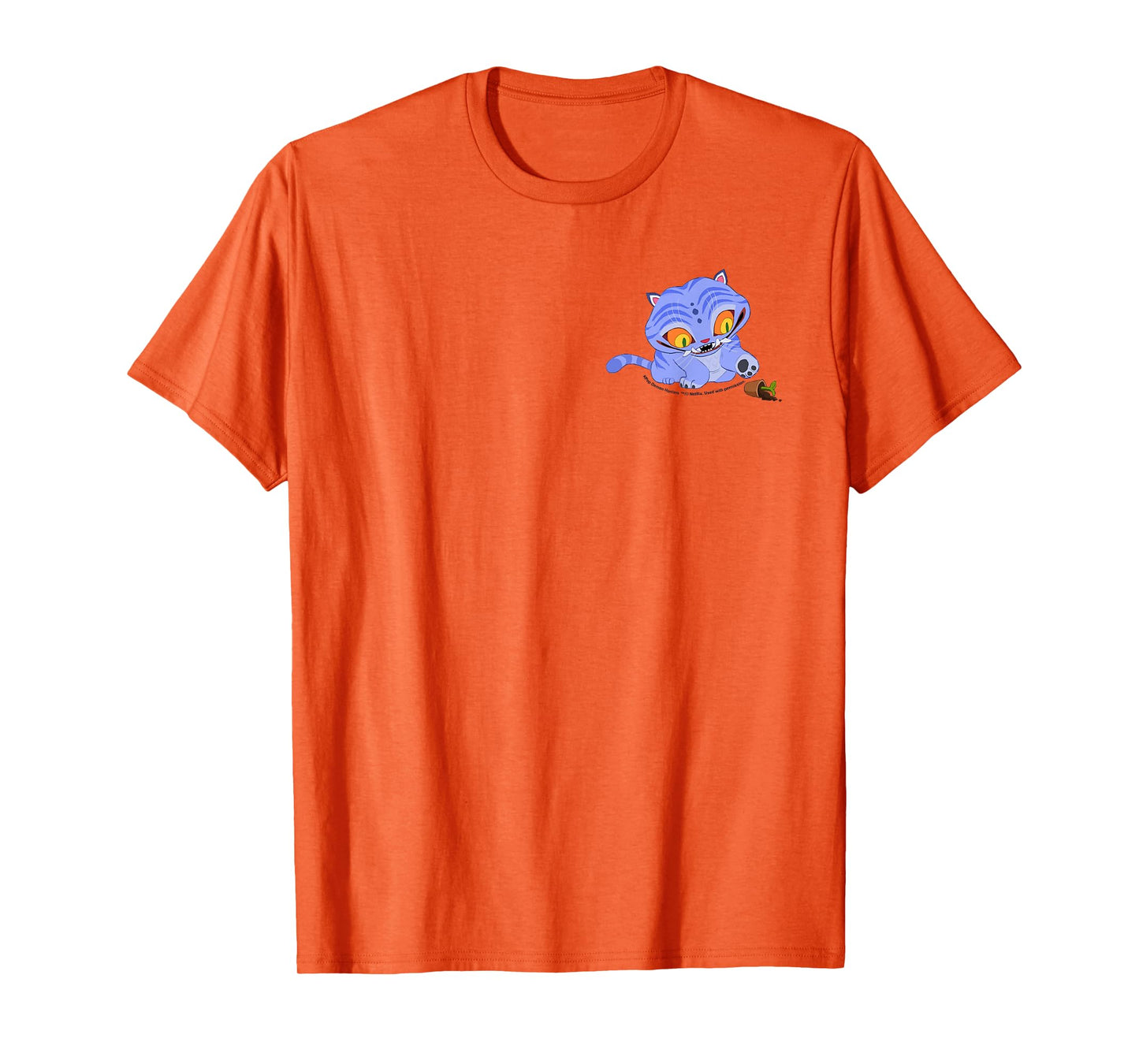 Kpop Demon Hunters Halloween Derpy & Plant Vase Pocket Logo T-Shirt