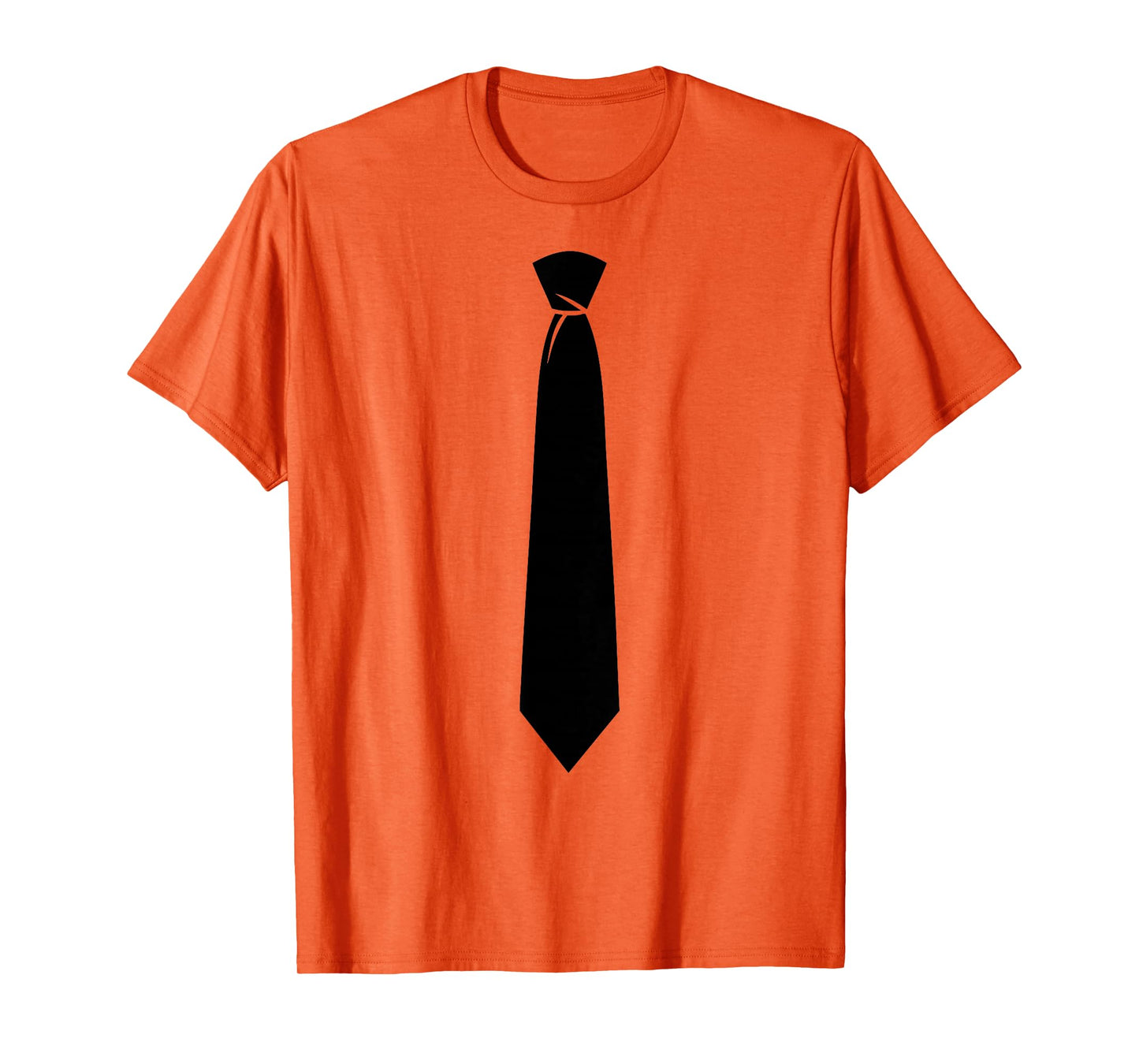 Black Tie Costume Shirt Adult Men Women Kids Tie Costume T-Shirt