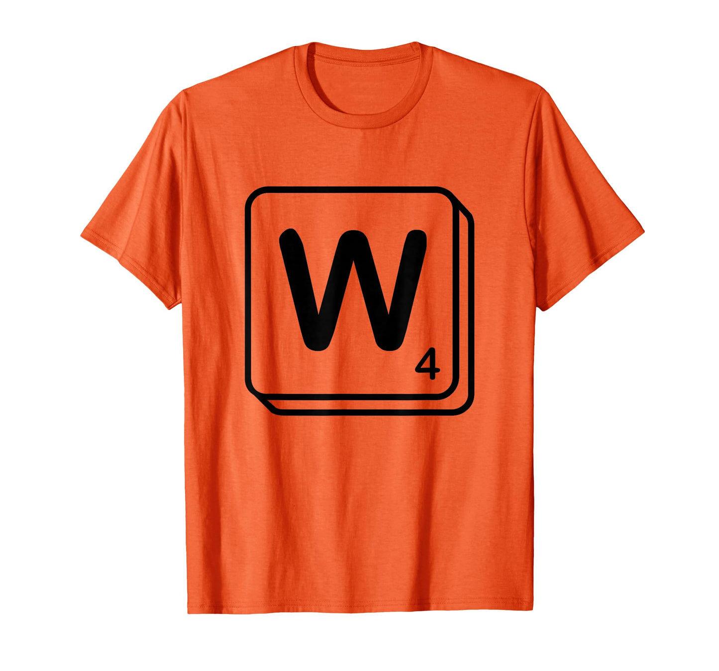 Letter W Word Game Tile T-Shirt